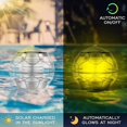 thumbnail image 2 of Lampe Lumire De Piscine Solaire Nergie Lampe Flottante Tang Avec Couleur Changement Tanche Balle Suspendue De Lumire Pour Jardin Piscine Arbre En Plas, 2 of 5