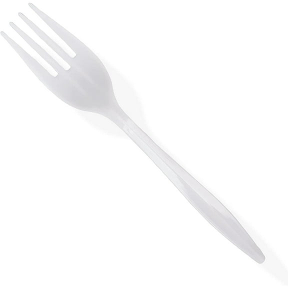 Pantry Value Heavy Duty Plastic Forks Bulk Disposable Cutlery Set, 400-Pack