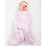 Halo - SleepSack Swaddle Wearable Microfleece Blanket, Pink Daisy Print