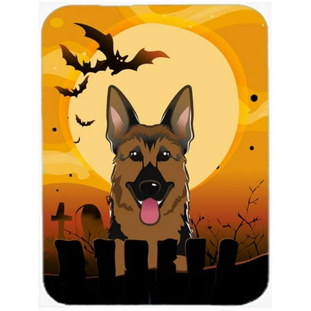 

Halloween German Shepherd Glass Cutting Board Large