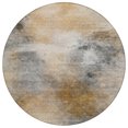 thumbnail image 2 of Addison Rugs Chantille Indoor/Outdoor Transitional Abstract Gray Machine Washable Round Rug, 8' x 8', 2 of 8