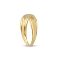 thumbnail image 4 of FB Jewels 10kt Yellow Gold Mens Round Diamond Wedding Band Ring 1/20 Cttw Size 8.5, 4 of 4