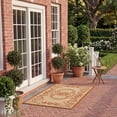 thumbnail image 3 of Safavieh Courtyard Elena Oriental Indoor/Outdoor Area Rug, Natural/Terracotta, 2' x 3'7", 3 of 10