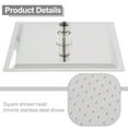thumbnail image 3 of Bgsha 8 inch Large Round/Square Shower Head Overhead Rainfall Chrome Stainless Steel, 3 of 9
