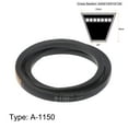 thumbnail image 2 of Uxcell A-1150 V-Belts Drive Belt 1150mm Inner Girth Rubber for Power Transmission 2 Pack, 2 of 6