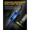 thumbnail image 5 of AUXITO H8 H9 H11 LED Headlight Bulbs, 300% Brighter, 6500K White Fanless Lights, Pack of 2, 5 of 8