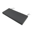 thumbnail image 1 of Asiento de cojín de banco almohadilla amortiguación de espuma de amortiguación asiento para el salón salón sofá porche swing jardín muebles silla de Gris oscuro, 1 of 8