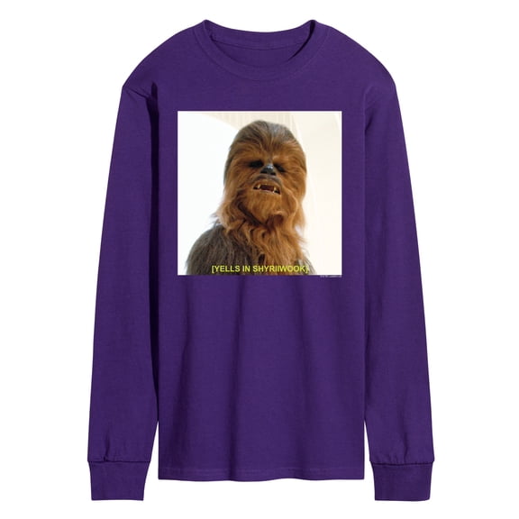 Star Wars - Chewbacca Subtitled - Men's Long Sleeve Graphic T-Shirt