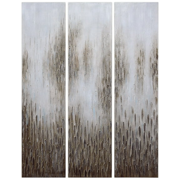 Empire Art Textured Abstract Painting, Set of 3, by Martin Edwards
