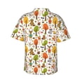 thumbnail image 3 of Haiem Animals Forest Printed Hawaiian Shirt for Men - Men’s Casual Beach Summer Shirts - Stretch Fabric with Modern Fit-XX-Large, 3 of 9