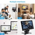 thumbnail image 3 of Monitor de Seguridad AISHICHEN 7 Pulgadas 1024x600 HDMI con Altavoces Integrados y Control Remoto, 3 of 7
