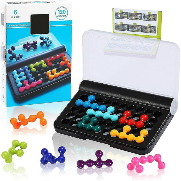 Brainy Knots – Juego De Rompecabezas De Nudos, 10 Cuerdas De Colores Con Diferentes Niveles, Para Niños Y Familia