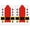 Red Christmas Santa, variant on 2 Pcs Funny Kitchen Towels,Red Christmas Santa Costume Pattern Microfiber Dish Towels,Kitchen Tea Towels,Kitchen Towel Set (18" X 26")