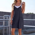 thumbnail image 2 of Aloohaidyvio Dresses for Women Women Summer Dresses Casual Beach Vacation Dress Spaghetti Strap Sundress Sleeveless Mini Short Dress, 2 of 8