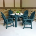 thumbnail image 2 of Highwood's 42" x 42" Square 5-pc Hamilton Dining Set - Dining Height, Outdoor, Eco-friendly, Synthetic Wood, 2 of 7