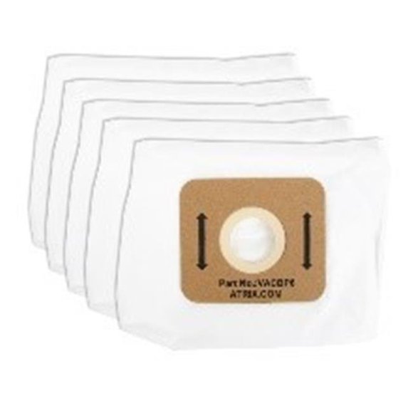 Atrix vacbp6-5p Sac à Dos Filtre HEPA 5 pk