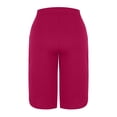 thumbnail image 7 of VV AVEORS Capri Pants For Women Split Side High Waist Casual Athletic Knee Length Summer Pants Casual Sweatpants With Pockets Hot Pink XL, 7 of 7