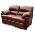 thumbnail image 2 of Love Seat de Piel Genuina ConfortoPiel  Florencia Tabaco, 2 of 6