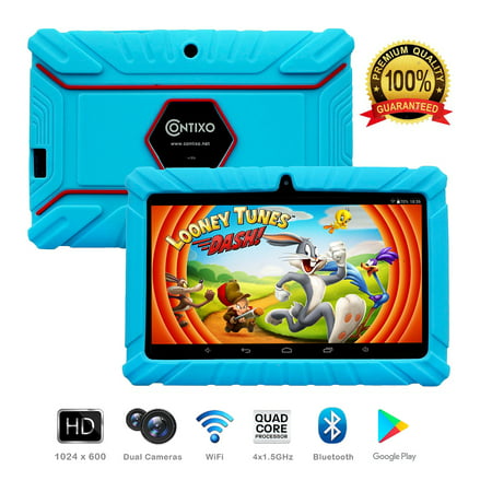 Contixo 7” Kids Tablet K2 | Android 6.0 Bluetooth WiFi Camera for Children Infant Toddlers Kids Parental Control w/Kid-Proof Protective Case (Best App To Learn Mandarin Android)