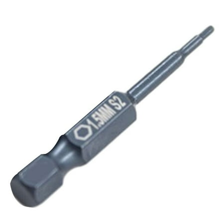

1Pc 50Mm H1.5-H5 Hex Screwdriver Bits Alloy Steel Magnetic Electric Drill