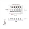 thumbnail image 4 of 2X Puente de SillíN de de 6 Cuerdas con Llave y Tornillos para Strat Piezas de Repuesto de Guitarra EléCtrica, 4 of 5