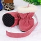 thumbnail image 5 of Zapatos para perros, 4 unidades, impermeables, botas de invierno para perros, calcetines antideslizantes para cachorros y gatos, botines para la lluvia y la nieve para perros pequeños Chihuahua (rosa), 5 of 5