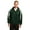 Forest Green/White, variant on Sport-Tek ® Fleece-Lined Colorblock Jacket. JST81