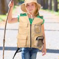 thumbnail image 4 of Miangastore 1 Set of Kids Explorer Kit Vest Hat Shovel Kettle Compass Kit Kids Cosplay Explorer Kit, 4 of 8