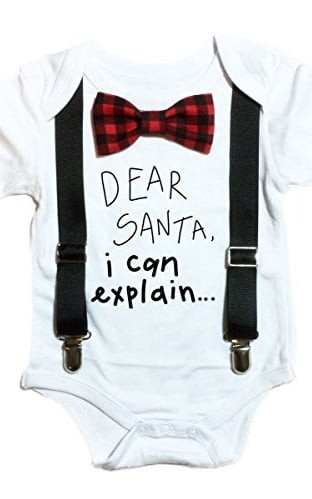 NEW Buffalo Plaid Baby Boys Overalls & Bow Tie Shirt Christmas Outfit Set 