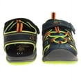 thumbnail image 4 of Disney Pixar Toy Story Hook & Loop Boys Toddler Closed Toe Sport Sandals - Navy/Lime, 9, 4 of 7