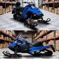 thumbnail image 3 of Ktaxon Snowmobile Dolly, 3 PCS 1500 LBS Capacity with 3”PUSwivel Casters for Smooth Moving & Scratch-Free Ski Protection, Black, 3 of 7