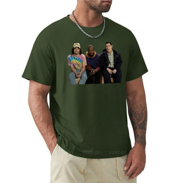 Camiseta de la tripulación para hombre ropa de verano moda coreana camisetas divertidas para niño camisetas de marca para niño