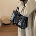 thumbnail image 4 of Bolso Mano Informal para Mujer Bolso Hobo Informal Bolso Compras Versátil (negro), 4 of 8