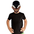 thumbnail image 4 of Jazwares Marvel Venom Mask Black Plastic with Elastic Strap for Kids, 4 of 5