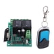 thumbnail image 2 of Control remoto de relé inalámbrico, kit de control remoto de relé inalámbrico DC12V Rango de 75 pies Transmisor universal con receptor para cabrestante de vehículo de puerta de garaje, 2 of 5
