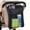 Black, variant on Bueautybox Kid Stroller Mesh Bag Stroller Storage Organizer Travel Hanging Bag Adjustable,Pram Accessories, Stroller Mesh Bag