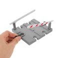thumbnail image 2 of KAKOWELY train track prop Toy Train Track Accessories Simulation Barricade Plaything DIY Train Road Block Replacement Railway Parts Train Track Railing Barrier Pretend Model for Games, 2 of 5