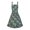 Green, variant on Fiykzur Vintage Pinafore Apron Dress for Women with Pockets Cute Floral Chef Aprons for Kitchen Cooking Baking Gardening