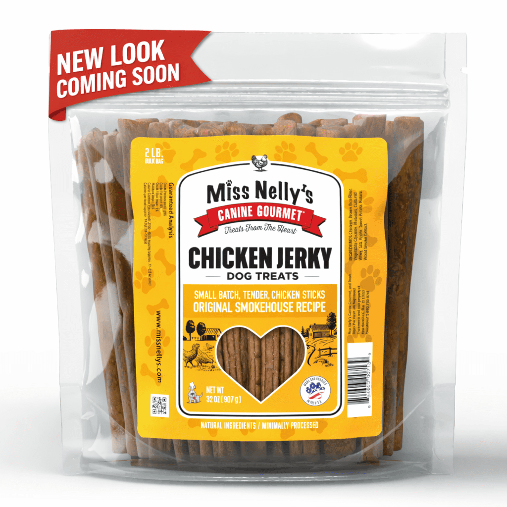 Miss Nelly's Canine Gourmet Chicken Jerky Treats for Dogs, 2 lb. Bag