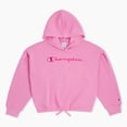 thumbnail image 5 of Champion Girls Pullover Fleece Hoodie - Pink - Size Large, 5 of 6