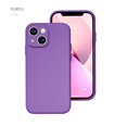 thumbnail image 1 of Funda de teléfono para IPhone X, XR, XS, 11, 12, 13, 14 Pro Max, 7, 8 Plus, contraportada de silicona líquida a prueba de golpes, Color puro contraído, 1 of 4