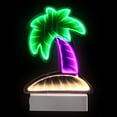 thumbnail image 4 of Northlight LED Lighted 3D Palm Tree Infinity Mirror - 8", 4 of 7