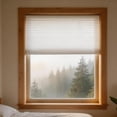 thumbnail image 3 of Polyester Window Curtain Pleated Shades Light Filtering Blinds Easy Install Drill Tools Required for Living Room Bedroom, 59x23 in, Gray, 3 of 8