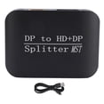 thumbnail image 2 of Displayport DisplayPort to DisplayPort HD Display Interface Splitter MST SST Modes DisplayPort to DisplayPort HD Multimedia Interface Adapter, 2 of 7