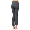 thumbnail image 4 of Women & Plus Workout Fitness Stretch Comfy Lounge Flare Slim Fit Yoga Pants, 4 of 4