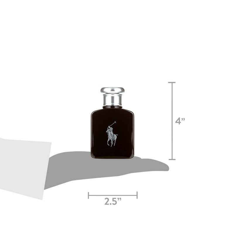 Ralph Lauren Polo Black Eau de Toilette Cologne for Men 2.5 oz