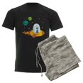 thumbnail image 6 of CafePress - Outer Space Men's Dark Pajamas - Men's Dark Loose Fit Cotton Pajama Set, 6 of 7