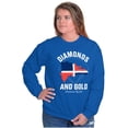 thumbnail image 3 of Dominican DR Shaped Pride Heritage Unisex Plus Fleece Graphic Sweatshirt Brisco Brands 4X, 3 of 5