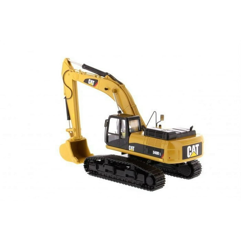ミニカー CAT 340D L HYDRAULIC EXCAVATOR 1:50 CAT Caterpillar 340D L Hydraulic Excavator with Operator 