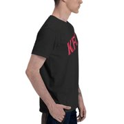 Kfc Logo Men'S Basic Short Sleeve T-Shirt Vogue Black X-Large